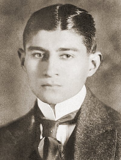 Portrett av Franz Kafka, (1883 - 1924) av Czech School