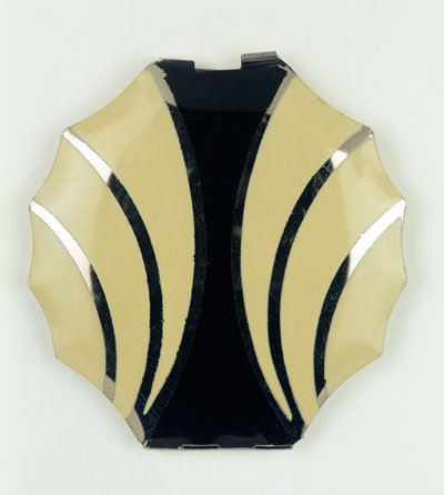 Princess Art Deco Powder Compact, tsjekkisk, 1920-tallet av Czech School