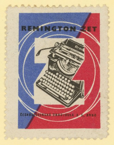 Remington skrivemaskiner av Czech School