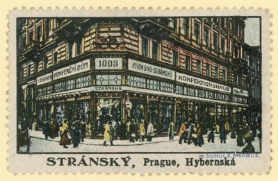 Stransky konditorer, Hybernska Street, Praha av Czech School