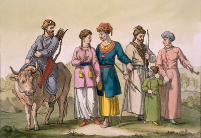 Taguri-tatarene fra Krim, ca 1820-30-tallet. av D.K. Bonatti