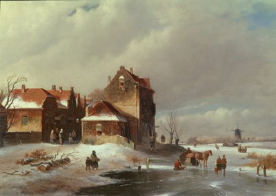 Vinterscene av D. Pols