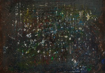 Levende, mørk abstrakt kunst av Dale Hefer