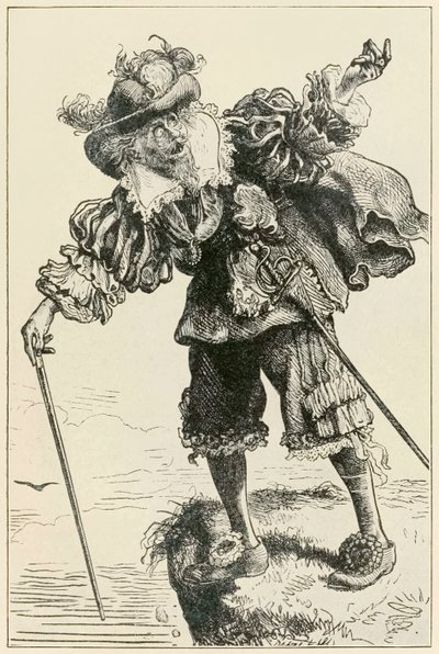 Ateist ler av kristne og håpefulle fra The Pilgrims Progress From This World, To That What Is To Come av John Bunyan (1628-1688) illustrasjon av Thomas Dalziel (1823-1906) av Dalziel Brothers