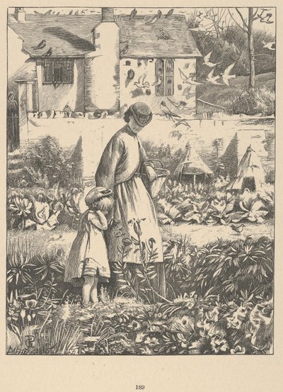 The Island Bee from Wayside Posies: Original Poems of the Country Life, 1867. av Dalziel Brothers