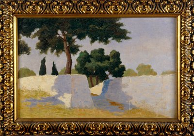 Landskap med hvite vegger av Damaso Bianchi