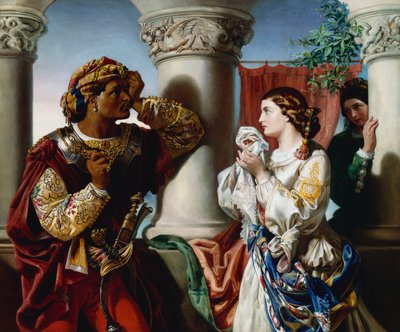 Othello og Desdemona av Daniel Maclise