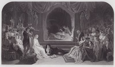 Hamlet (gravering) av Daniel (after) Maclise
