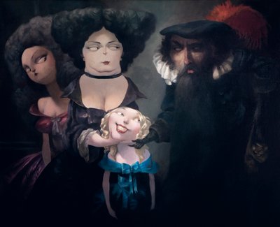 Forslaget, fra Bluebeard av Charles Perrault (1628-1703) av Daniel Cacouault