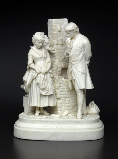 Joes Farewell, designet 1872-73 (uglasert porselen) av Daniel Chester French