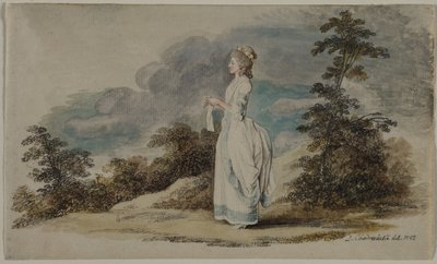 Susanne (Kunstnerens datter i en alder av tjueen) av Daniel Chodowiecki
