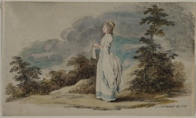 Susanne The Artists Daughter i en alder av tjueen, 1782. av Daniel Nikolaus Chodowiecki