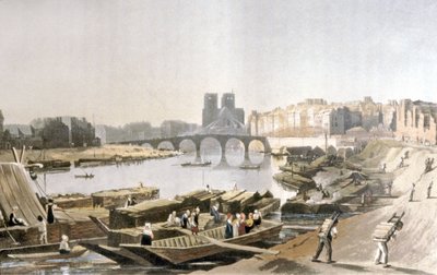 Notre Dame, Ile de la Cite, Ile Saint Louis og Pont de la Tournelle av Daniel Havell