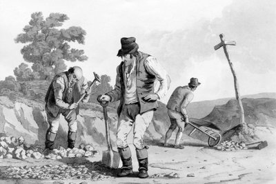 Road Menders, 1812 av Daniel Havell
