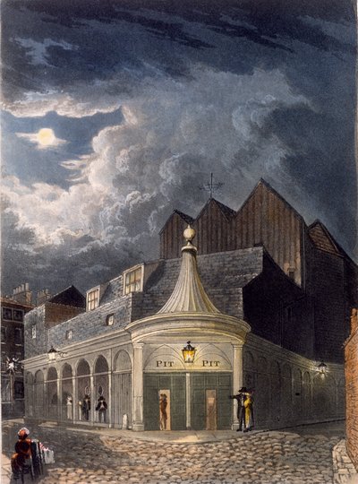 Det olympiske teater, 1826 av Daniel Havell