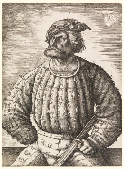 Portrett av Conrad von der Rosen av Daniel Hopfer