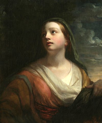 En sibyll, 1839 av Daniel Huntington