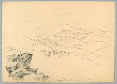 Camels Hump fra Stowe, Vermont av Daniel Huntington