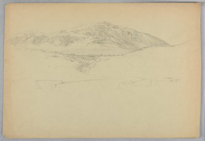 Landskapsskisse, Mount Desert, Maine av Daniel Huntington