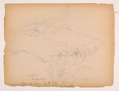 Moat Mountain og Knowles Pond, New Hampshire av Daniel Huntington