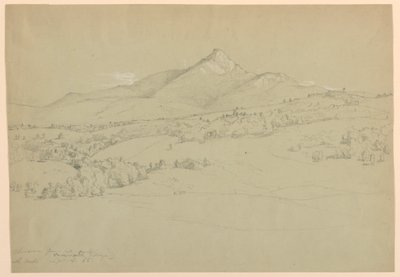 Mount Chocorua fra Hill nær Tamworth Village av Daniel Huntington