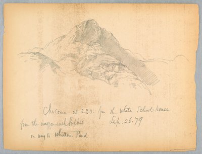 Mount Chocorua på vei til Whitton Pond av Daniel Huntington