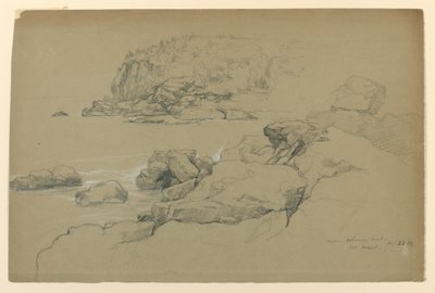 Mount Desert, nær Schooner Head av Daniel Huntington