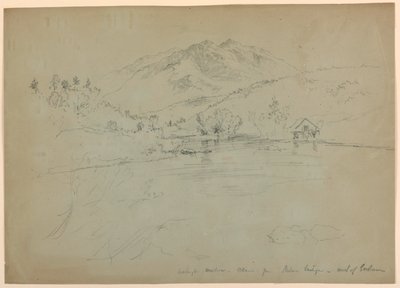 Mount Washington, Mount Madison og Mount Adams fra Bridge, nord for Gorham, New Hampshire av Daniel Huntington