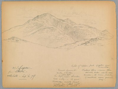 Mt. Lafayette fra Oak Hill, Littleton, New Hampshire av Daniel Huntington