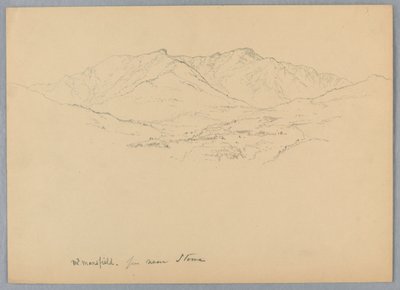 Mt. Mansfield fra nær Stowe, Vermont av Daniel Huntington