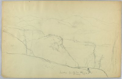 Saco Valley fra White Horse Ledge, North Conway av Daniel Huntington