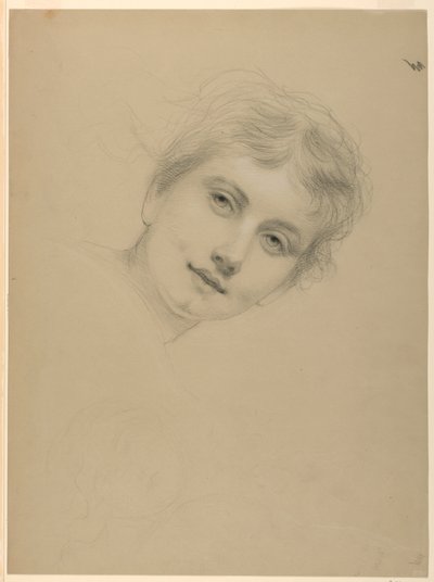 Skisse for en Bacchante av Daniel Huntington
