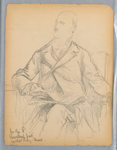 Skisser til Mr. Winthrop's Portrait for the Historical Society, Mass. av Daniel Huntington