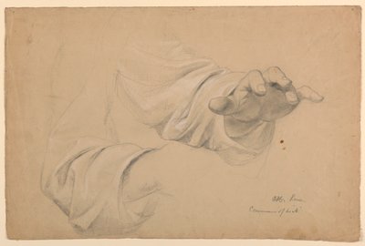 Studie for "Sykes fellesskap" av Daniel Huntington