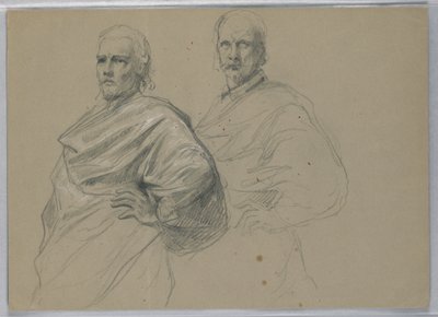 Studie for "Titian Showing av Daniel Huntington