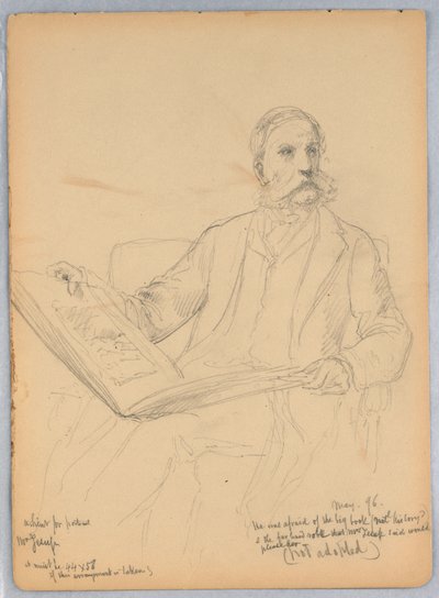 Study for a Portrait of Mr. Morris K. Jesup, Esq. av Daniel Huntington