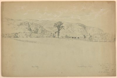 Utsikt fra Thompson's Hotel, North Conway, New Hampshire av Daniel Huntington
