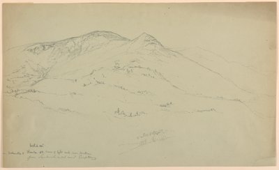 Welch Mountain i Waterville og Thornton, New Hampshire, fra Sandwich Notch Road, Campton av Daniel Huntington