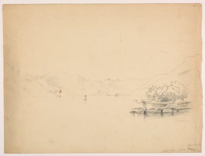 Vestbredden av Brienzsjøen, Sveits av Daniel Huntington