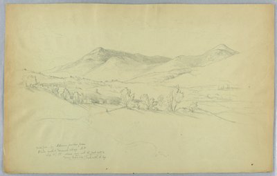 Whiteface Mountain, nord for Tamworth Village, New Hampshire av Daniel Huntington