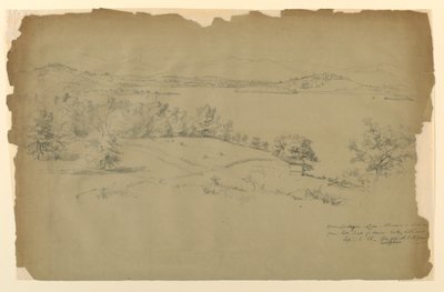 Winnipesaukee Lake, Chocorua i avstand av Daniel Huntington