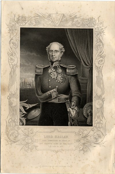 Portrett av Lord Raglan, 1856 av Daniel John Pound