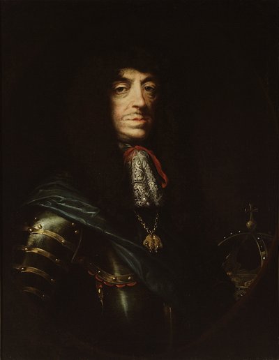 Jean II Casimir Vasa - Portrett av John II Casimir Vasa (1609-1672) av Schultz, Daniel, den yngre (1615-1683). Olje på lerret, størrelse: 90x71, ca 1661, Muzeum Narodowe, Warszawa av Daniel Jerzy Schultz