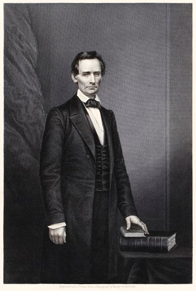 Abraham Lincoln: USAs 16. president (gravering) av Daniel John. Pound