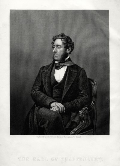 Anthony Ashley Cooper, 7. jarl av Shaftesbury, engelsk filantrop, c1880. av Daniel John Pound