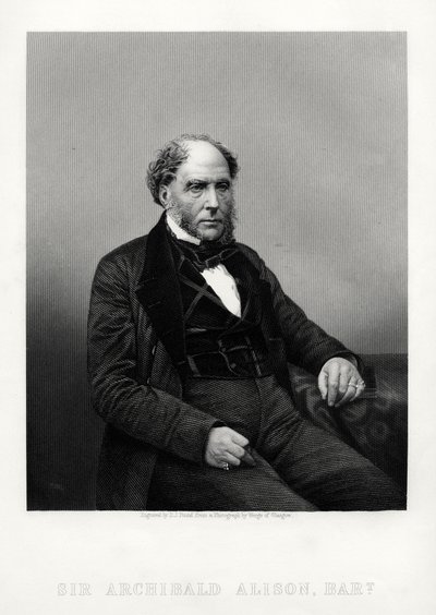 Archibald Alison , skotsk didaktisk og filosofisk forfatter, c1880 av Daniel John Pound