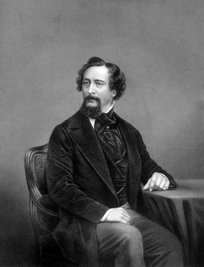 Charles Dickens, engelsk forfatter, 1800-tallet. av Daniel John Pound