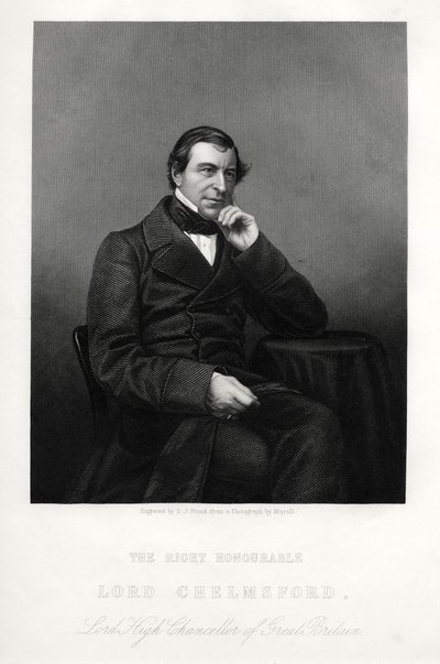 Frederic Thesiger, 1st Baron Chelmsford, engelsk jurist og politiker, c1880. av Daniel John Pound