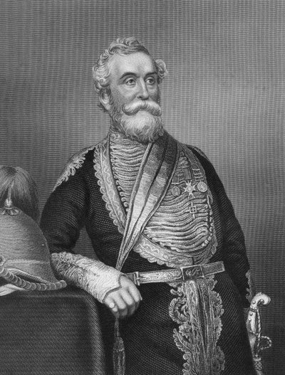 General Beatson, britisk soldat, 1857. av Daniel John Pound
