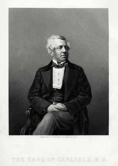 George William Frederick Howard, 7. jarl av Carlisle, britisk politiker og statsmann, c1880. av Daniel John Pound